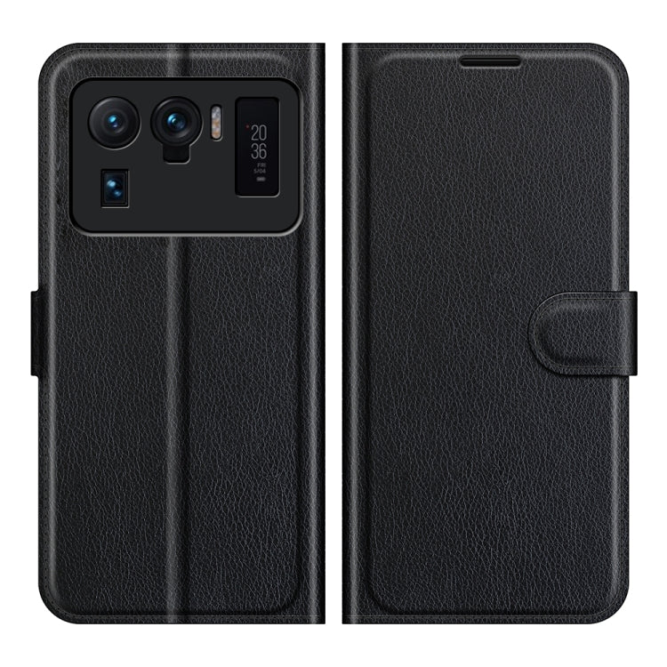 For Xiaomi Mi 11 Ultra Litchi Texture Horizontal Flip Protective Case with Holder & Card Slots & Wallet