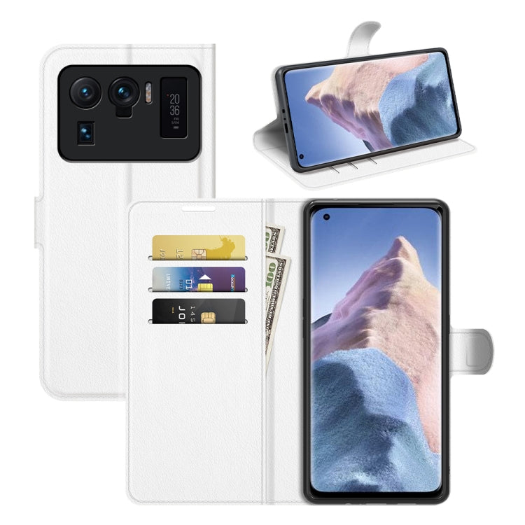 For Xiaomi Mi 11 Ultra Litchi Texture Horizontal Flip Protective Case with Holder & Card Slots & Wallet