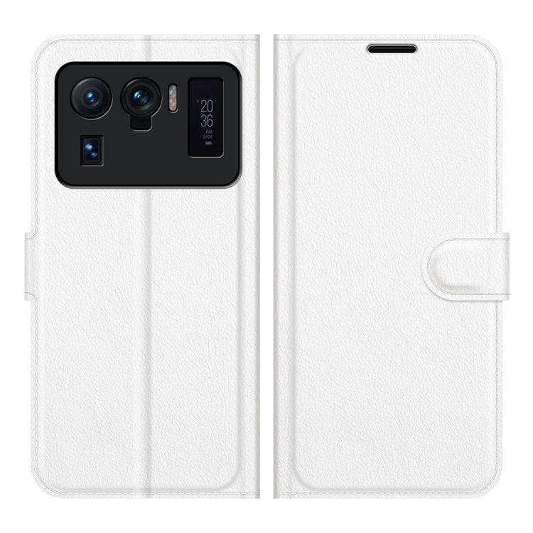 For Xiaomi Mi 11 Ultra Litchi Texture Horizontal Flip Protective Case with Holder & Card Slots & Wallet