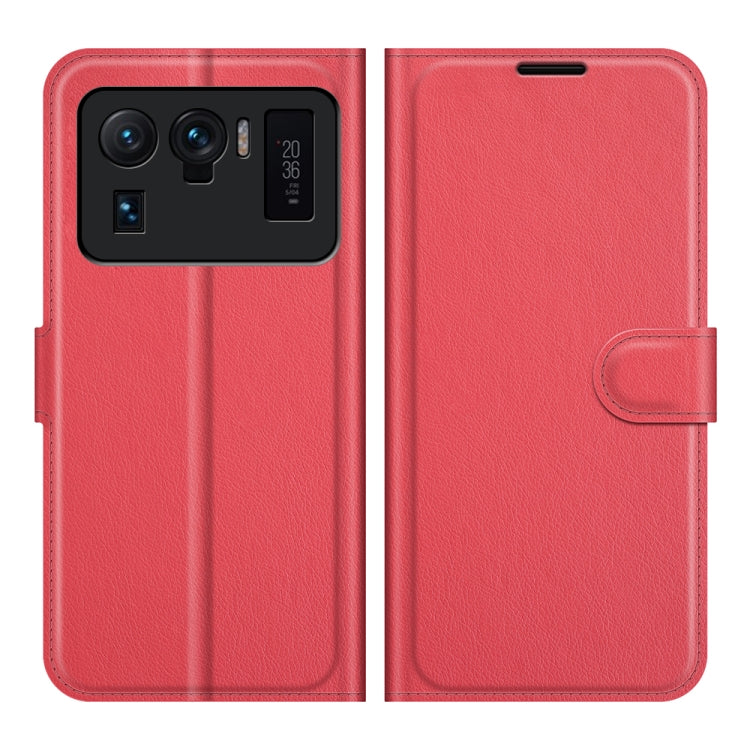 For Xiaomi Mi 11 Ultra Litchi Texture Horizontal Flip Protective Case with Holder & Card Slots & Wallet