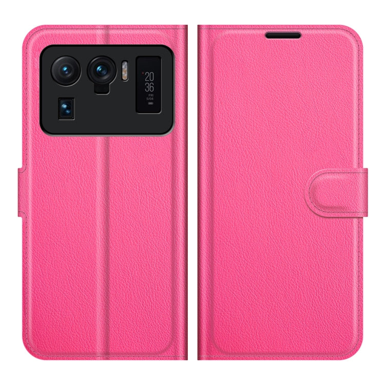 For Xiaomi Mi 11 Ultra Litchi Texture Horizontal Flip Protective Case with Holder & Card Slots & Wallet