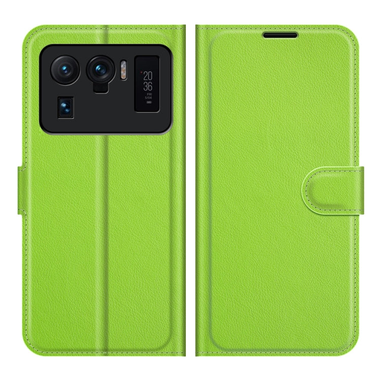 For Xiaomi Mi 11 Ultra Litchi Texture Horizontal Flip Protective Case with Holder & Card Slots & Wallet