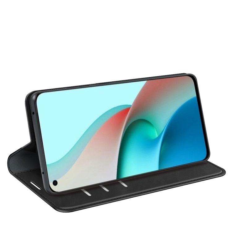 For Xiaomi Mi 11 Lite Retro-skin Business Magnetic Suction Leather Case with Holder & Card Slots & Wallet