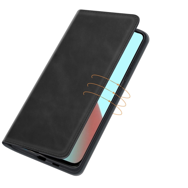 For Xiaomi Mi 11 Lite Retro-skin Business Magnetic Suction Leather Case with Holder & Card Slots & Wallet