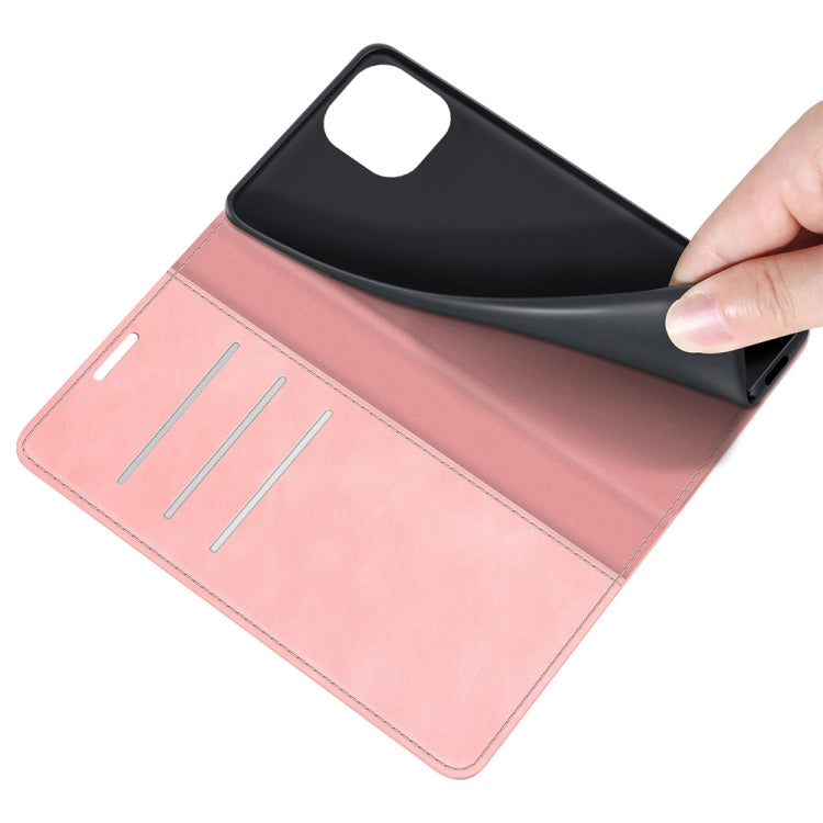 For Xiaomi Mi 11 Lite Retro-skin Business Magnetic Suction Leather Case with Holder & Card Slots & Wallet
