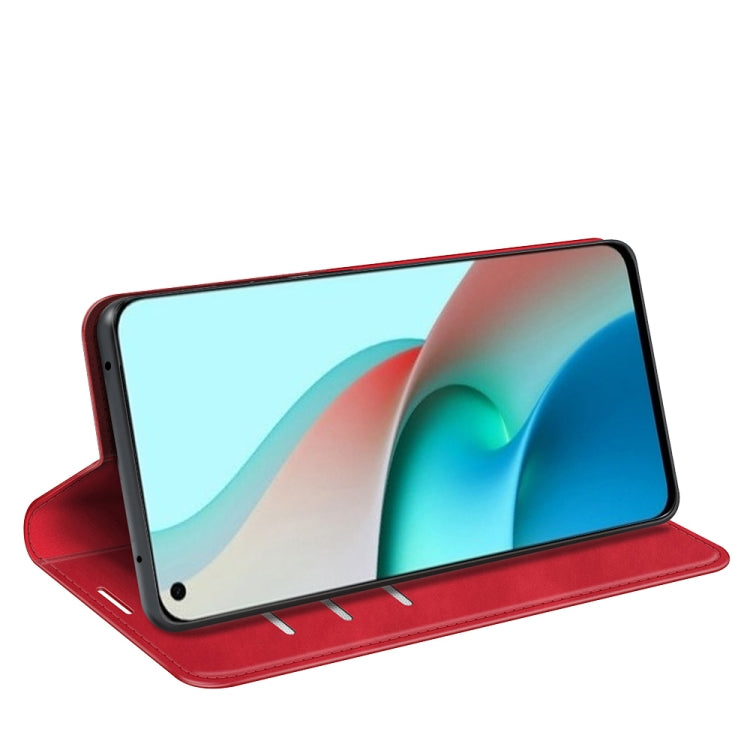 For Xiaomi Mi 11 Lite Retro-skin Business Magnetic Suction Leather Case with Holder & Card Slots & Wallet