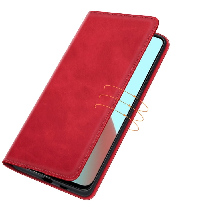 For Xiaomi Mi 11 Lite Retro-skin Business Magnetic Suction Leather Case with Holder & Card Slots & Wallet