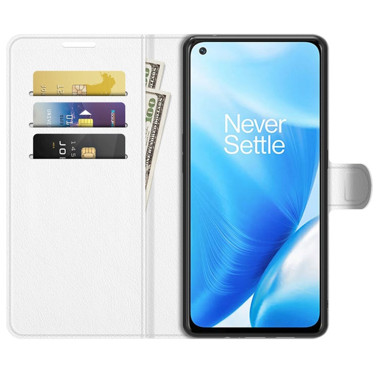 For OnePlus Nord N200 5G Litchi Texture Horizontal Flip Protective Case with Holder & Card Slots & Wallet