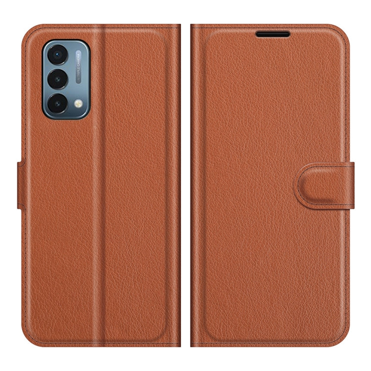 For OnePlus Nord N200 5G Litchi Texture Horizontal Flip Protective Case with Holder & Card Slots & Wallet