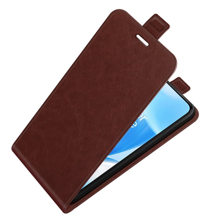 For OnePlus Nord N200 5G R64 Texture Single Vertical Flip Leather Protective Case with Card Slots & Photo Frame