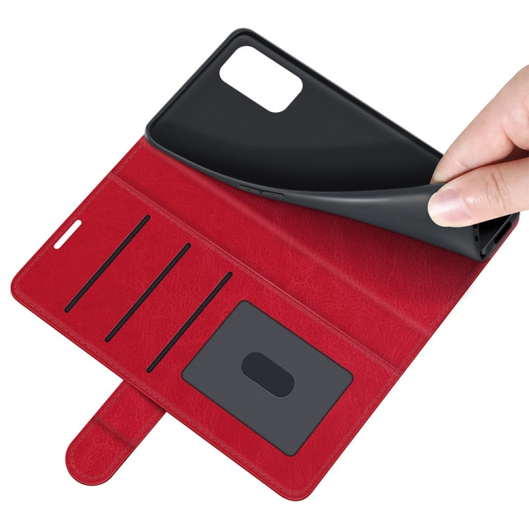 For OnePlus Nord N200 5G R64 Texture Single Horizontal Flip Protective Case with Holder & Card Slots & Wallet& Photo Frame