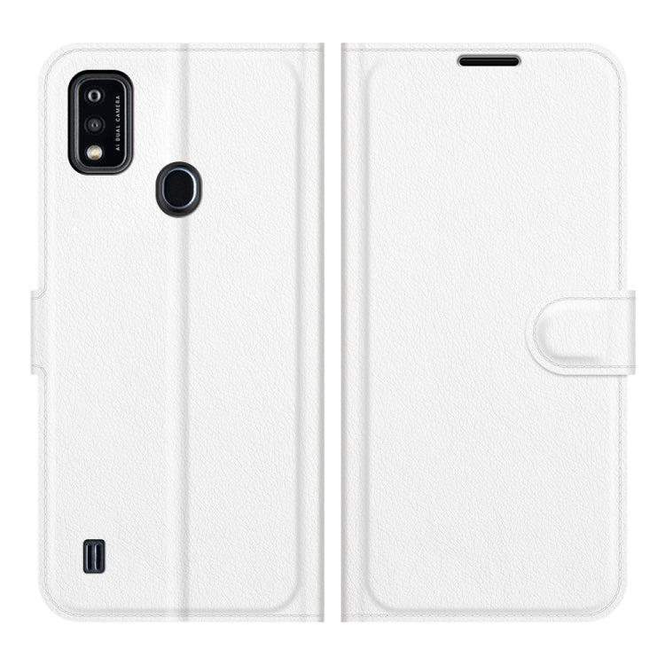 For ZTE Blade A51 Litchi Texture Horizontal Flip Protective Case with Holder & Card Slots & Wallet