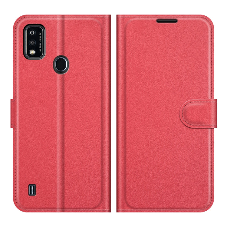 For ZTE Blade A51 Litchi Texture Horizontal Flip Protective Case with Holder & Card Slots & Wallet