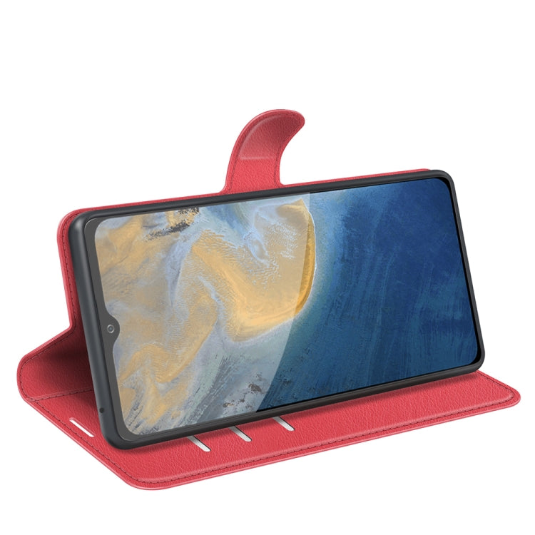 For ZTE Blade A51 Litchi Texture Horizontal Flip Protective Case with Holder & Card Slots & Wallet