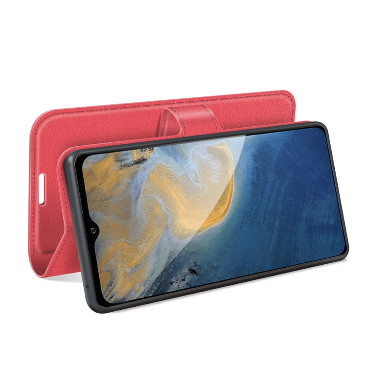 For ZTE Blade A51 Litchi Texture Horizontal Flip Protective Case with Holder & Card Slots & Wallet