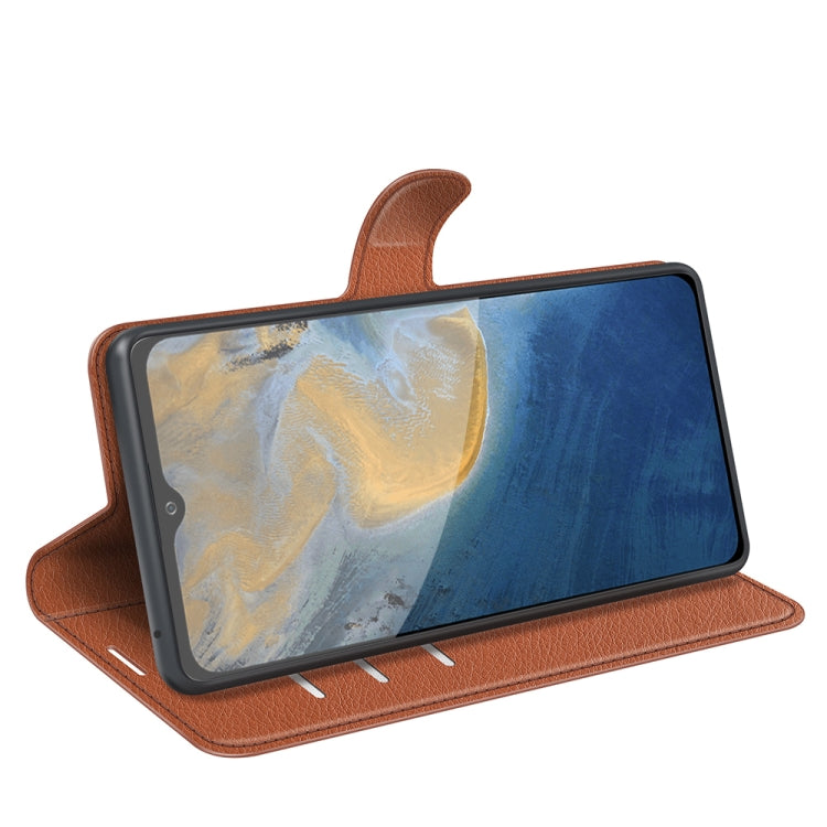For ZTE Blade A51 Litchi Texture Horizontal Flip Protective Case with Holder & Card Slots & Wallet