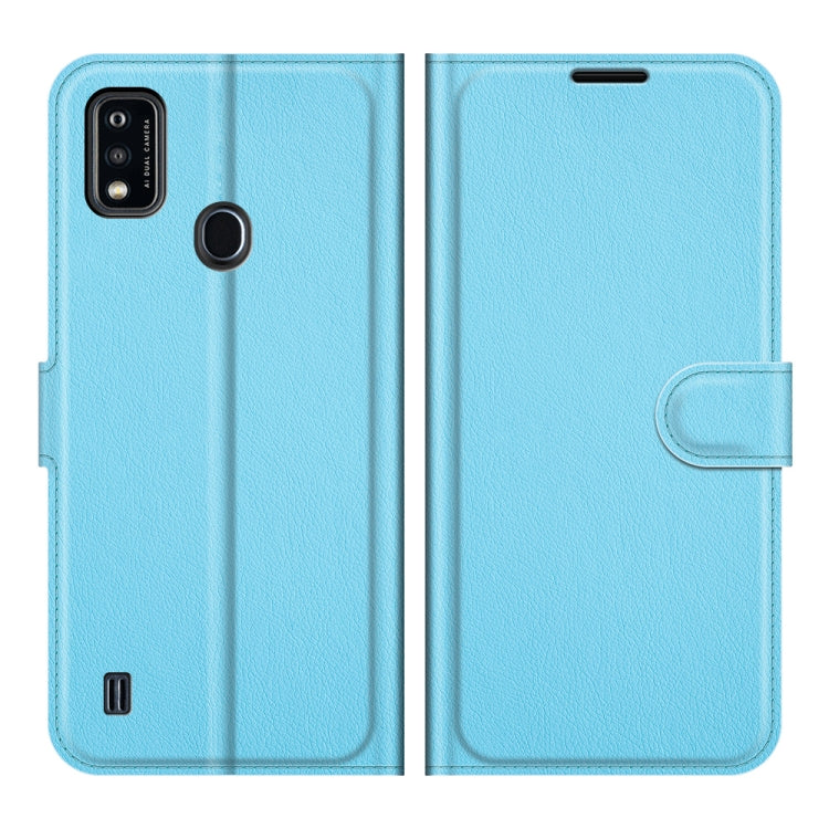 For ZTE Blade A51 Litchi Texture Horizontal Flip Protective Case with Holder & Card Slots & Wallet