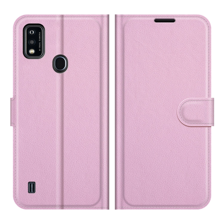 For ZTE Blade A51 Litchi Texture Horizontal Flip Protective Case with Holder & Card Slots & Wallet