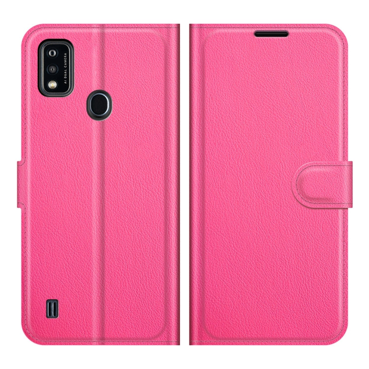 For ZTE Blade A51 Litchi Texture Horizontal Flip Protective Case with Holder & Card Slots & Wallet