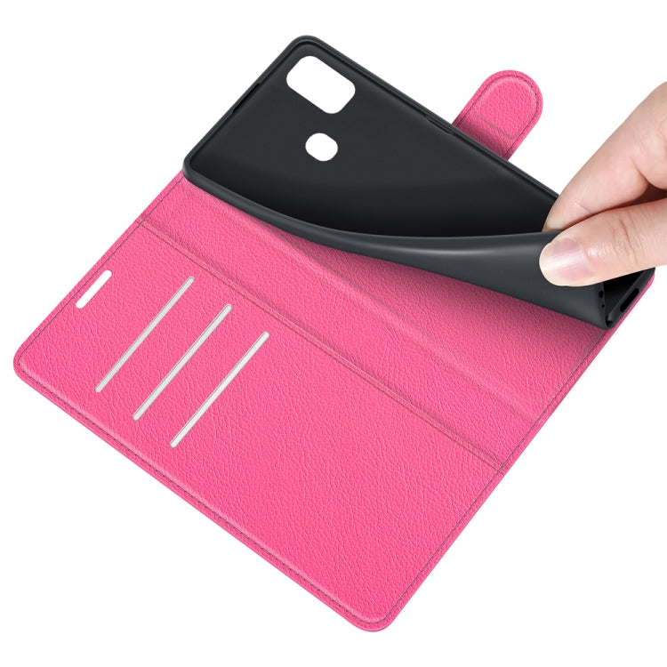 For ZTE Blade A51 Litchi Texture Horizontal Flip Protective Case with Holder & Card Slots & Wallet