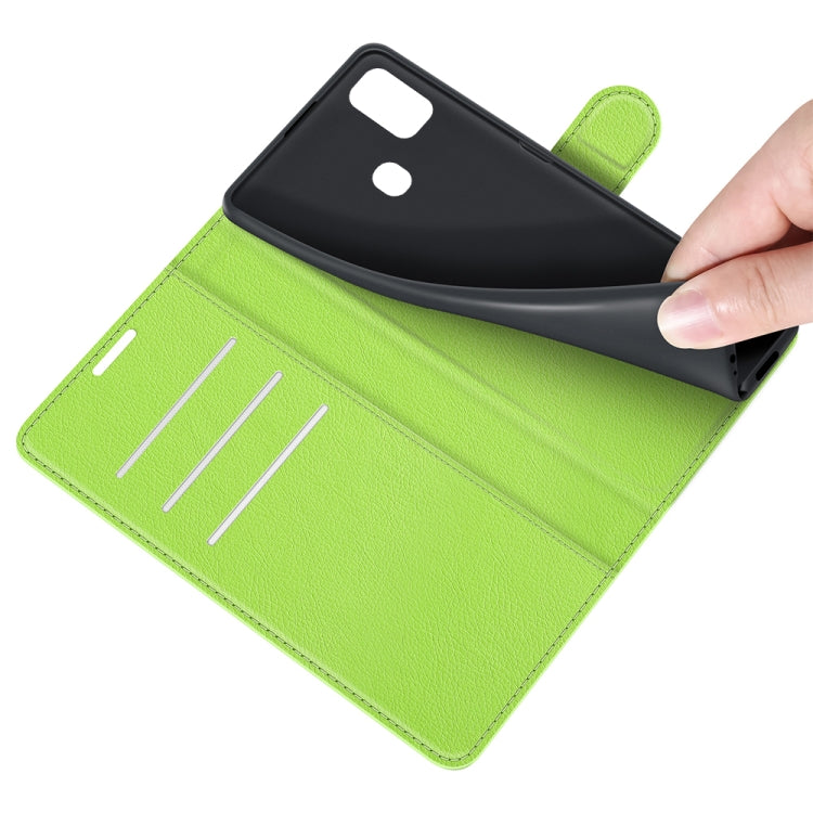 For ZTE Blade A51 Litchi Texture Horizontal Flip Protective Case with Holder & Card Slots & Wallet