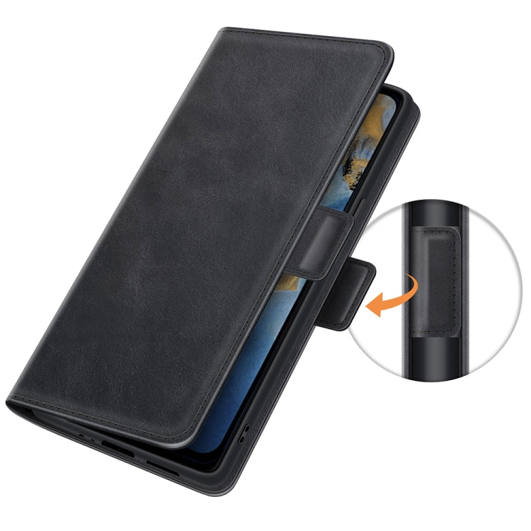 For ZTE Blade A51 Dual-side Magnetic Buckle Horizontal Flip Leather Case with Holder & Card Slots & Wallet