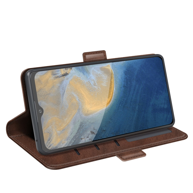 For ZTE Blade A51 Dual-side Magnetic Buckle Horizontal Flip Leather Case with Holder & Card Slots & Wallet