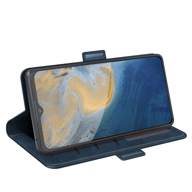 For ZTE Blade A51 Dual-side Magnetic Buckle Horizontal Flip Leather Case with Holder & Card Slots & Wallet
