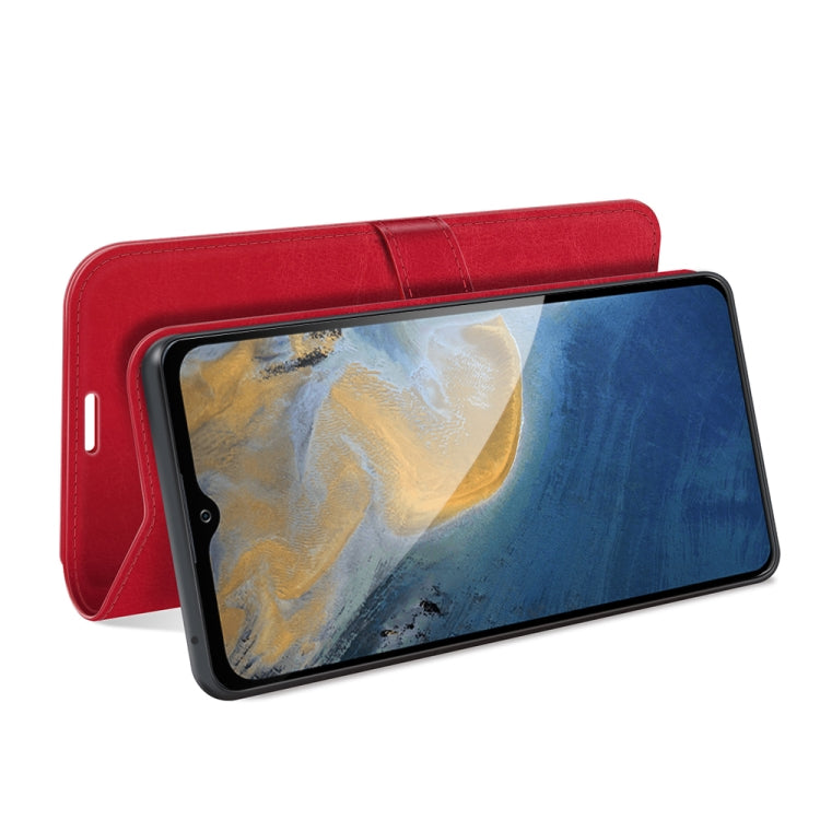 For ZTE Blade A51 R64 Texture Single Horizontal Flip Protective Case with Holder & Card Slots & Wallet& Photo Frame