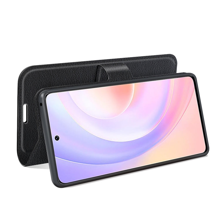 For Honor 50 SE Litchi Texture Horizontal Flip Protective Case with Holder & Card Slots & Wallet