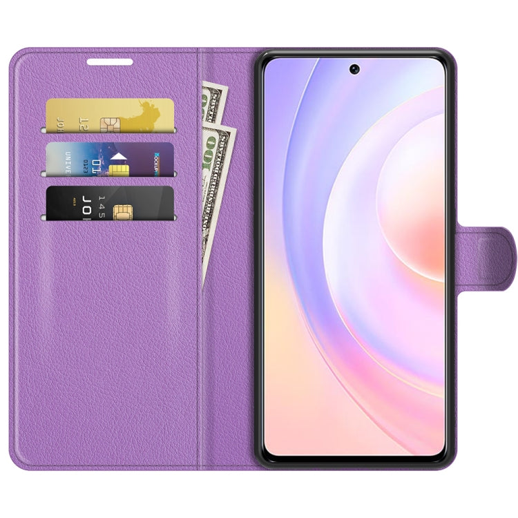 For Honor 50 SE Litchi Texture Horizontal Flip Protective Case with Holder & Card Slots & Wallet