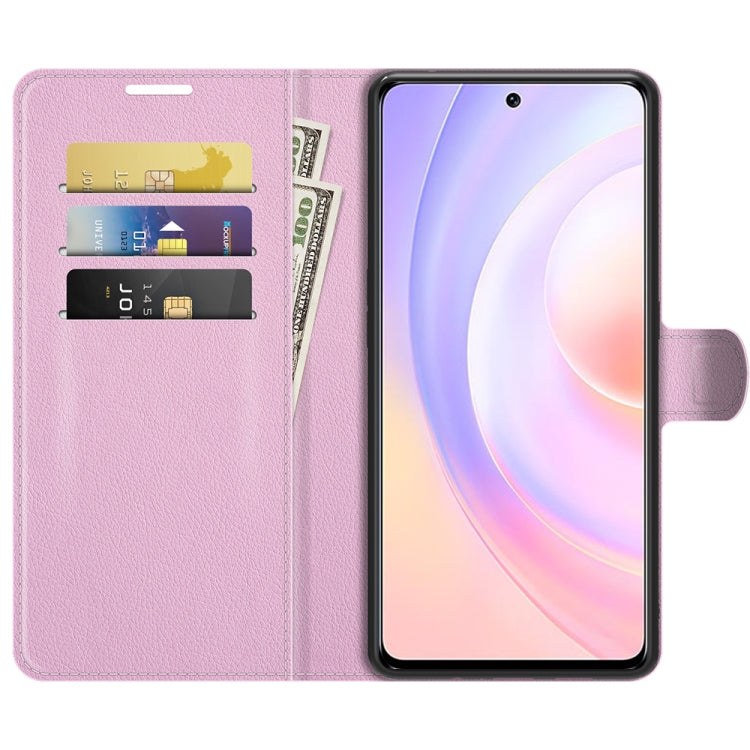 For Honor 50 SE Litchi Texture Horizontal Flip Protective Case with Holder & Card Slots & Wallet