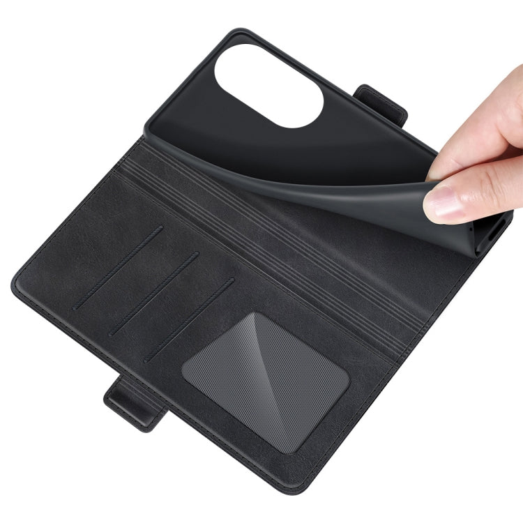 For Honor 50 SE / Huawei nova 9 SE Dual-side Magnetic Buckle Horizontal Flip Leather Case with Holder & Card Slots & Wallet