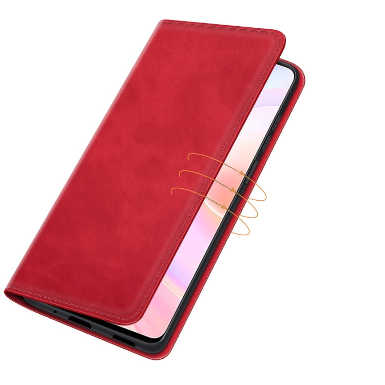 For Honor 50 SE Retro-skin Business Magnetic Suction Leather Case with Holder & Card Slots & Wallet