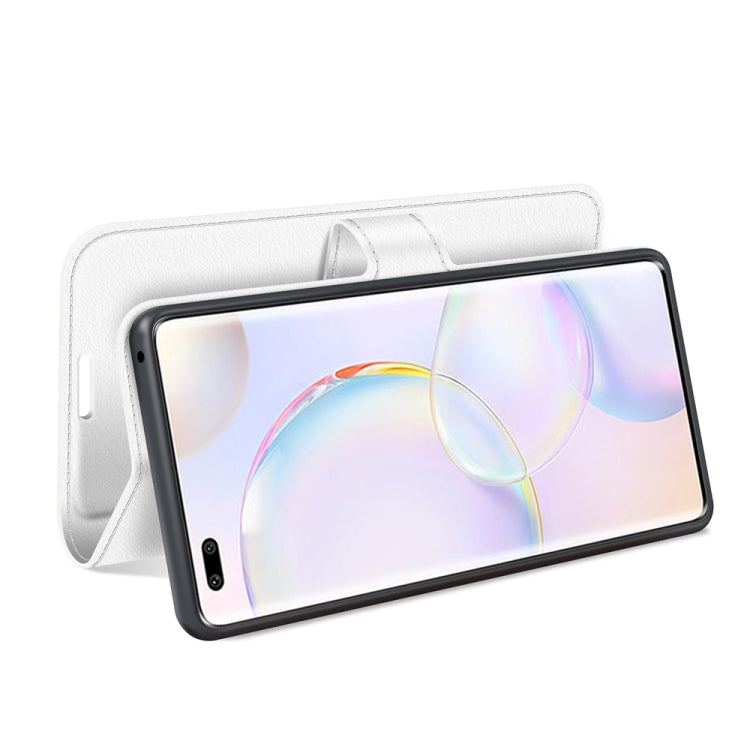 For Honor 50 Pro Litchi Texture Horizontal Flip Protective Case with Holder & Card Slots & Wallet