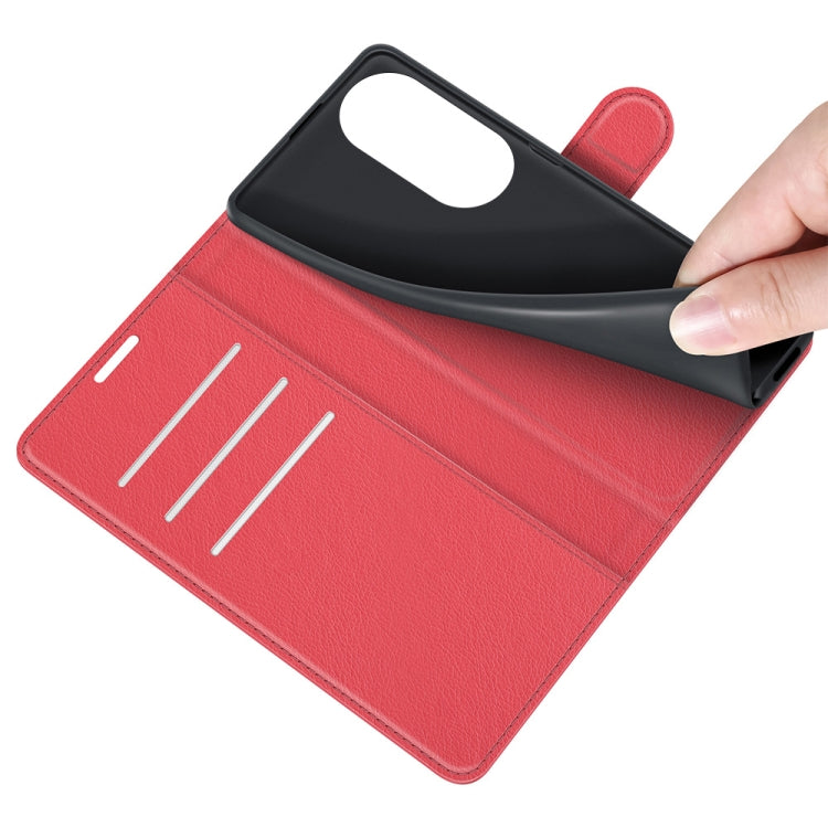 For Honor 50 Pro Litchi Texture Horizontal Flip Protective Case with Holder & Card Slots & Wallet