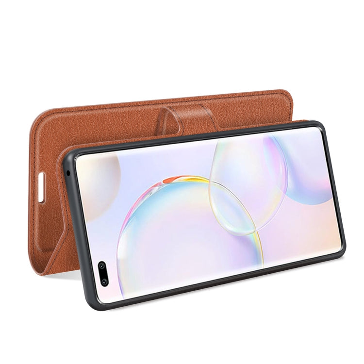 For Honor 50 Pro Litchi Texture Horizontal Flip Protective Case with Holder & Card Slots & Wallet