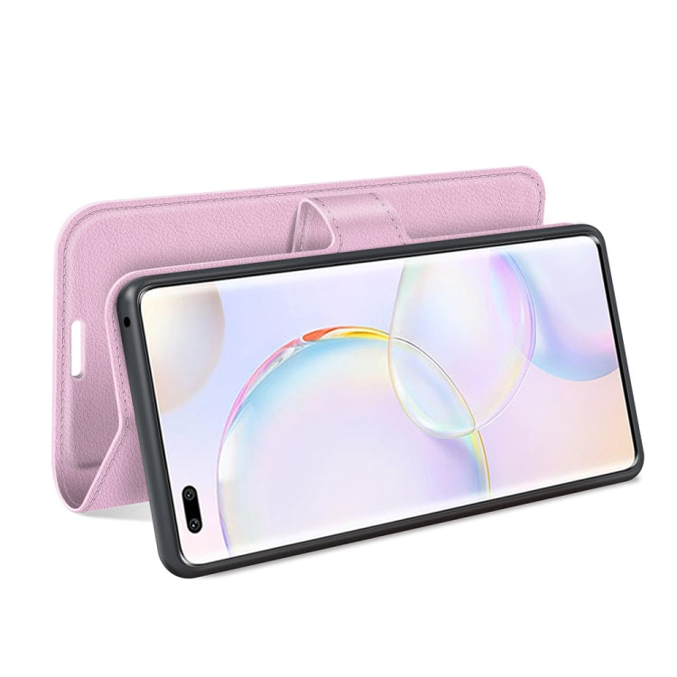 For Honor 50 Pro Litchi Texture Horizontal Flip Protective Case with Holder & Card Slots & Wallet