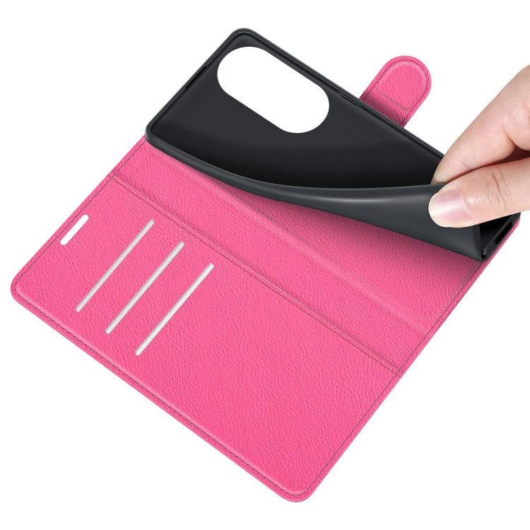 For Honor 50 Pro Litchi Texture Horizontal Flip Protective Case with Holder & Card Slots & Wallet