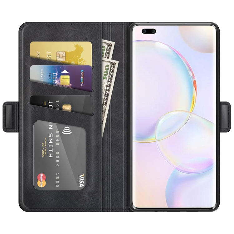 For Honor 50 Pro Dual-side Magnetic Buckle Horizontal Flip Leather Case with Holder & Card Slots & Wallet