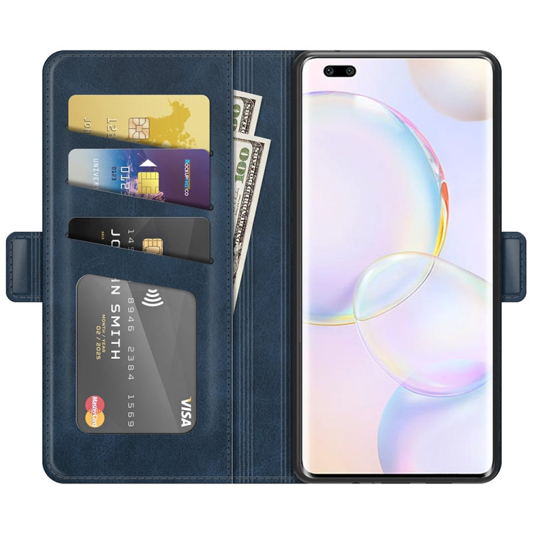 For Honor 50 Pro Dual-side Magnetic Buckle Horizontal Flip Leather Case with Holder & Card Slots & Wallet