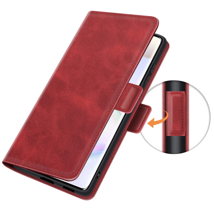 For Honor 50 Pro Dual-side Magnetic Buckle Horizontal Flip Leather Case with Holder & Card Slots & Wallet