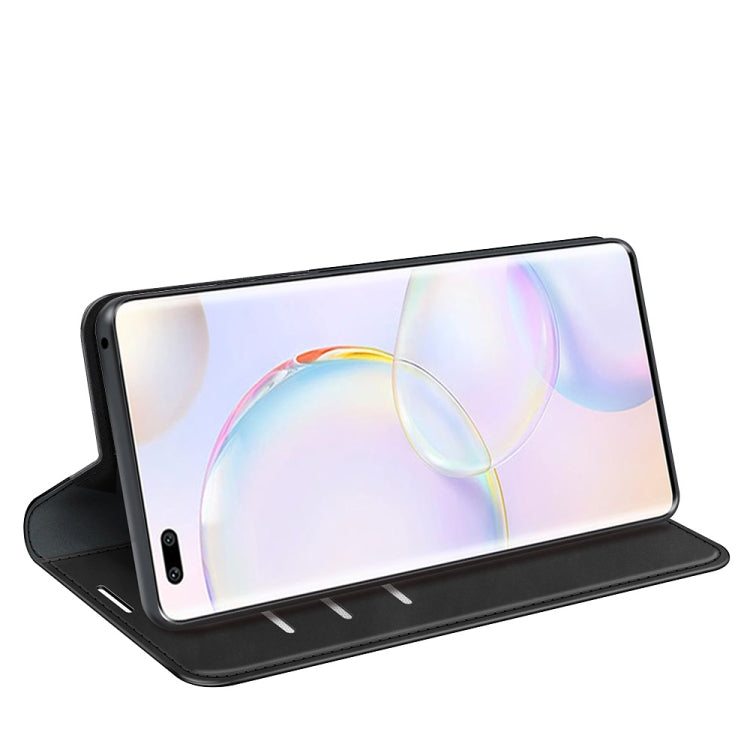 For Honor 50 Pro Retro-skin Business Magnetic Suction Leather Case with Holder & Card Slots & Wallet
