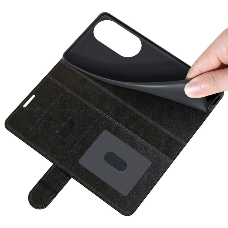 For Honor 50 Pro R64 Texture Single Horizontal Flip Protective Case with Holder & Card Slots & Wallet & Photo Frame