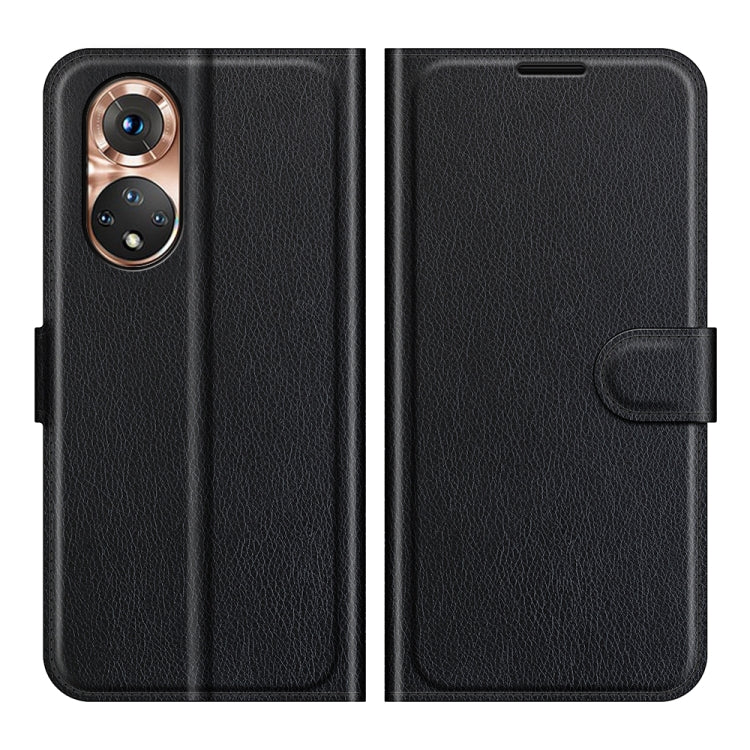 For Honor 50 Litchi Texture Horizontal Flip Protective Case with Holder & Card Slots & Wallet