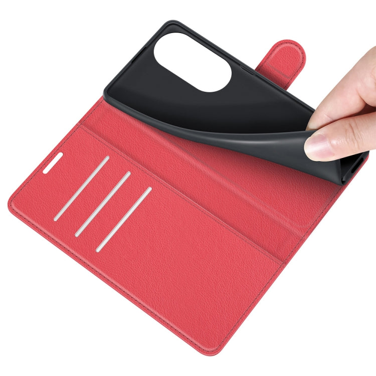 For Honor 50 Litchi Texture Horizontal Flip Protective Case with Holder & Card Slots & Wallet