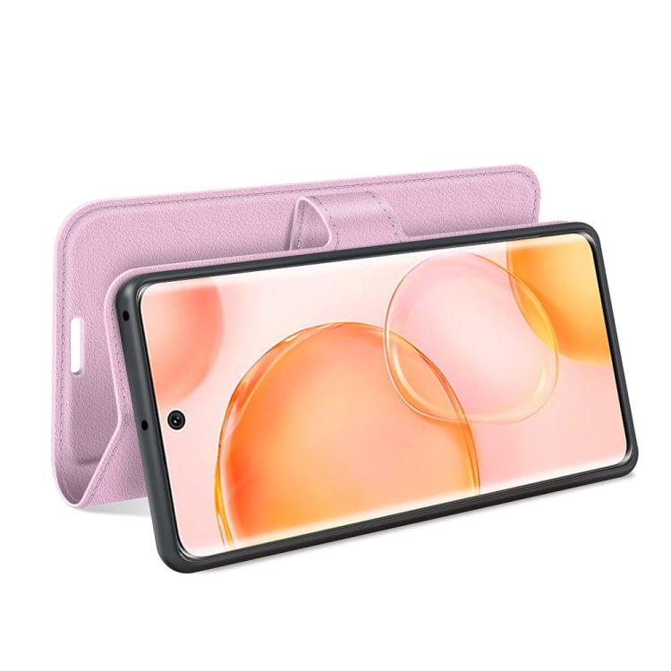 For Honor 50 Litchi Texture Horizontal Flip Protective Case with Holder & Card Slots & Wallet