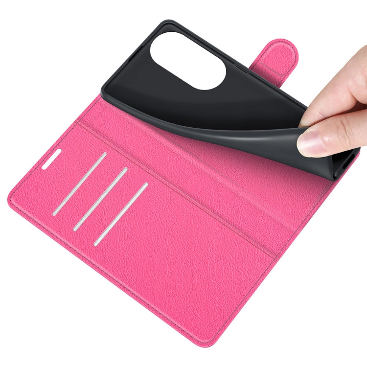 For Honor 50 Litchi Texture Horizontal Flip Protective Case with Holder & Card Slots & Wallet