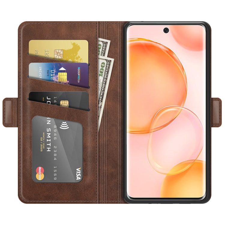 For Honor 50 Dual-side Magnetic Buckle Horizontal Flip Leather Case with Holder & Card Slots & Wallet