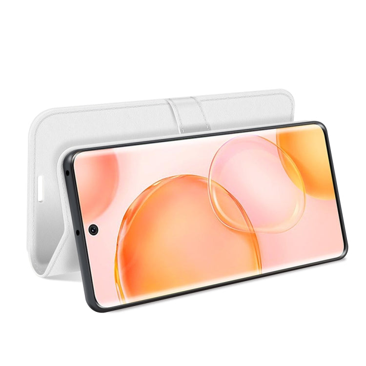 For Honor 50 R64 Texture Single Horizontal Flip Protective Case with Holder & Card Slots & Wallet & Photo Frame